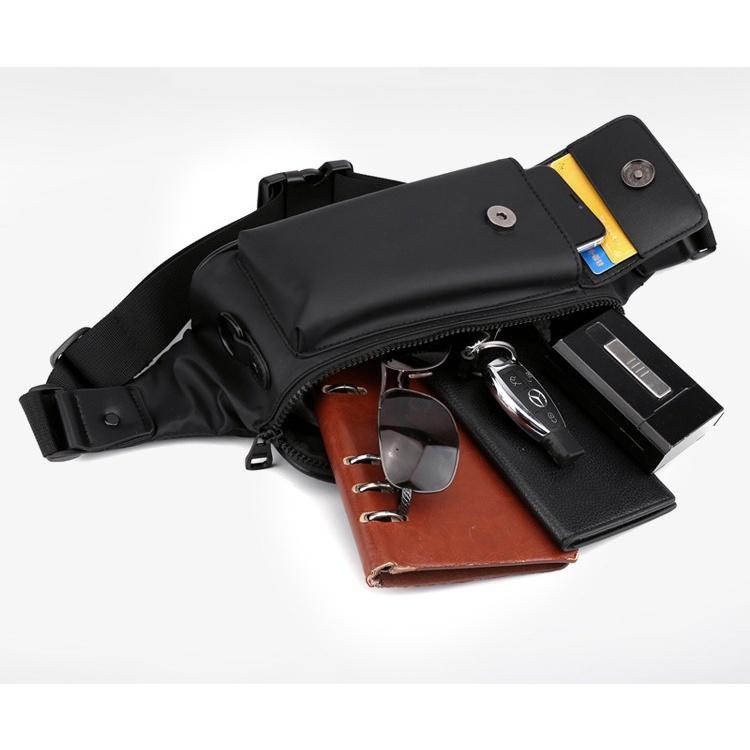 TÚI ĐEO CHÉO NAM NỮ, TÚI DÙ đeo chéo và đeo bụng ngăn đứng 4 Màu