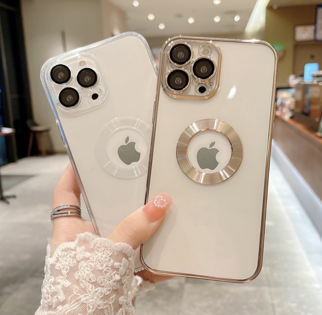 Ốp lưng viền màu, hở táo có kính bảo vệ camera dành cho iphone 12 Promax