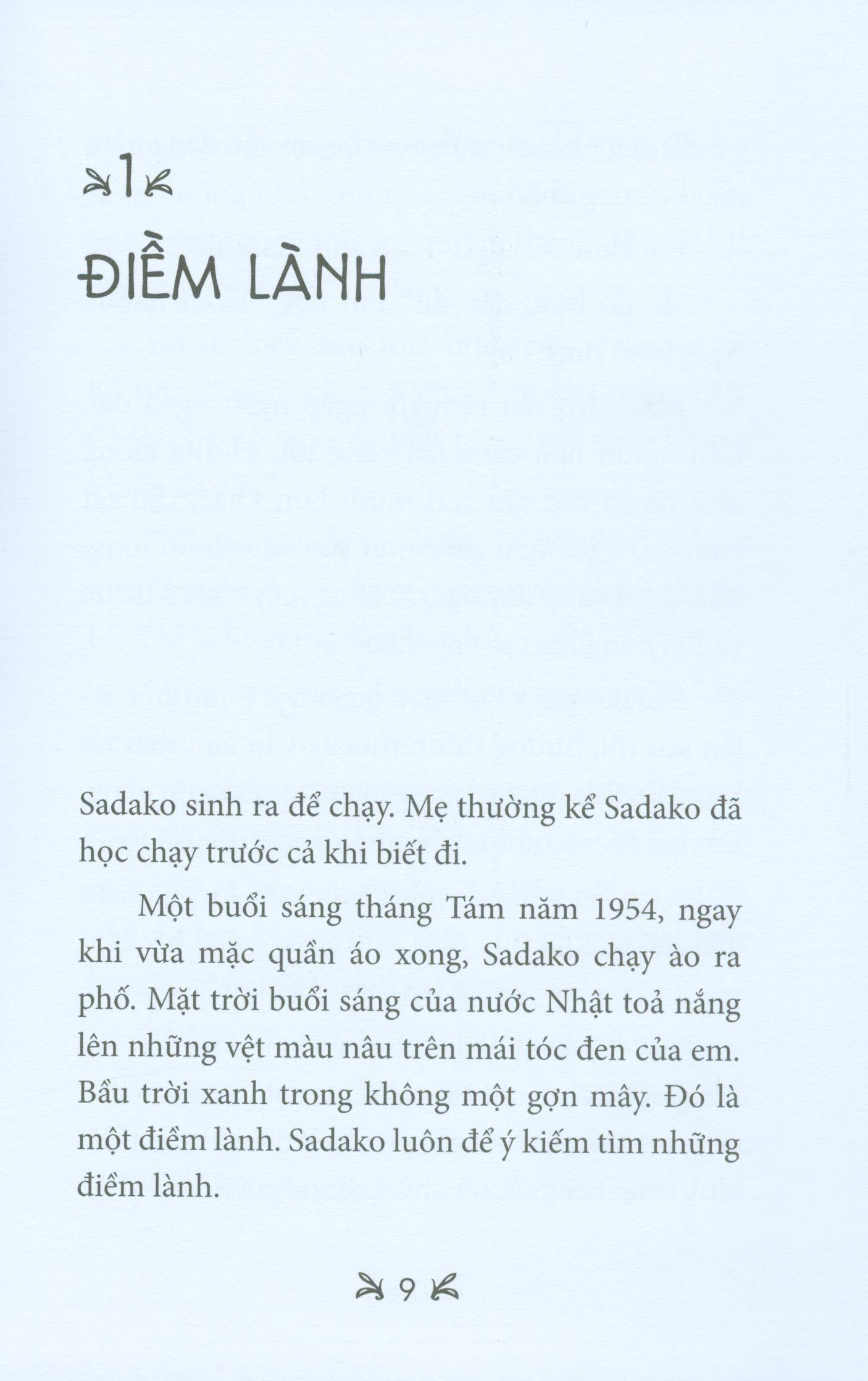 Sách Sadako Gấp Ngàn Hạc Giấy