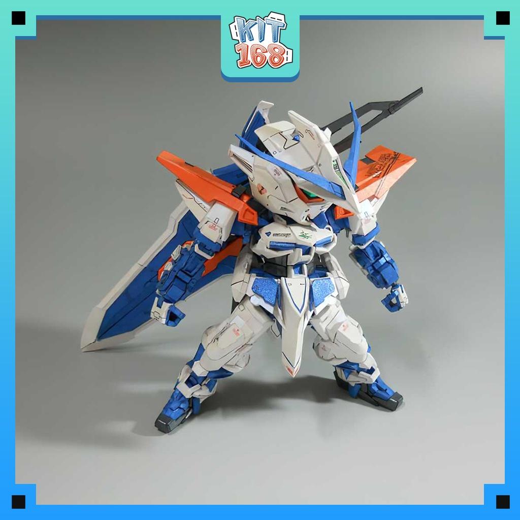 Mô hình giấy Anime Game Robot SD MBF-P03 Gundam Astray Blue Frame