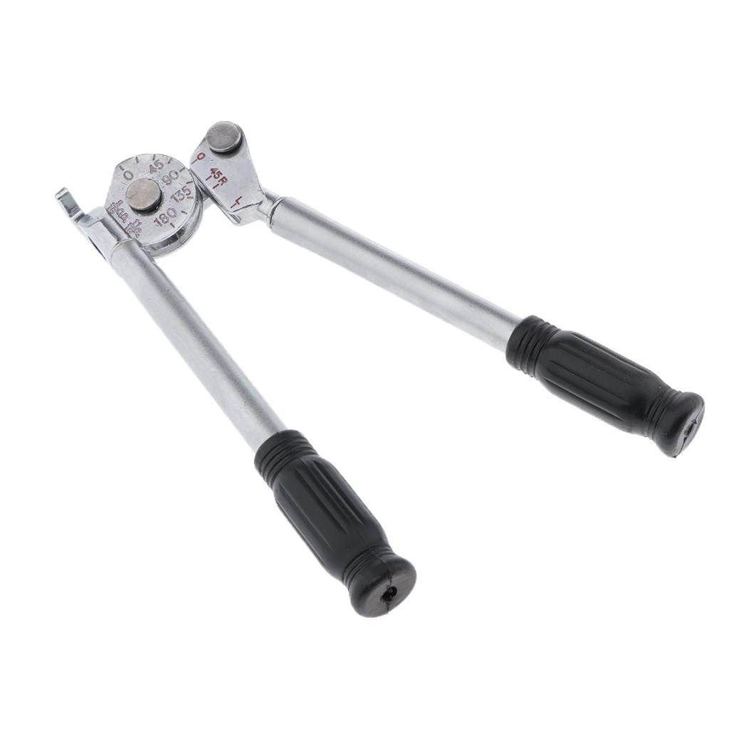 8mm 3-in-1 Tube Bender, Heavy Duty Aluminum Alloy Pipe Bending Tool, 180 Degree