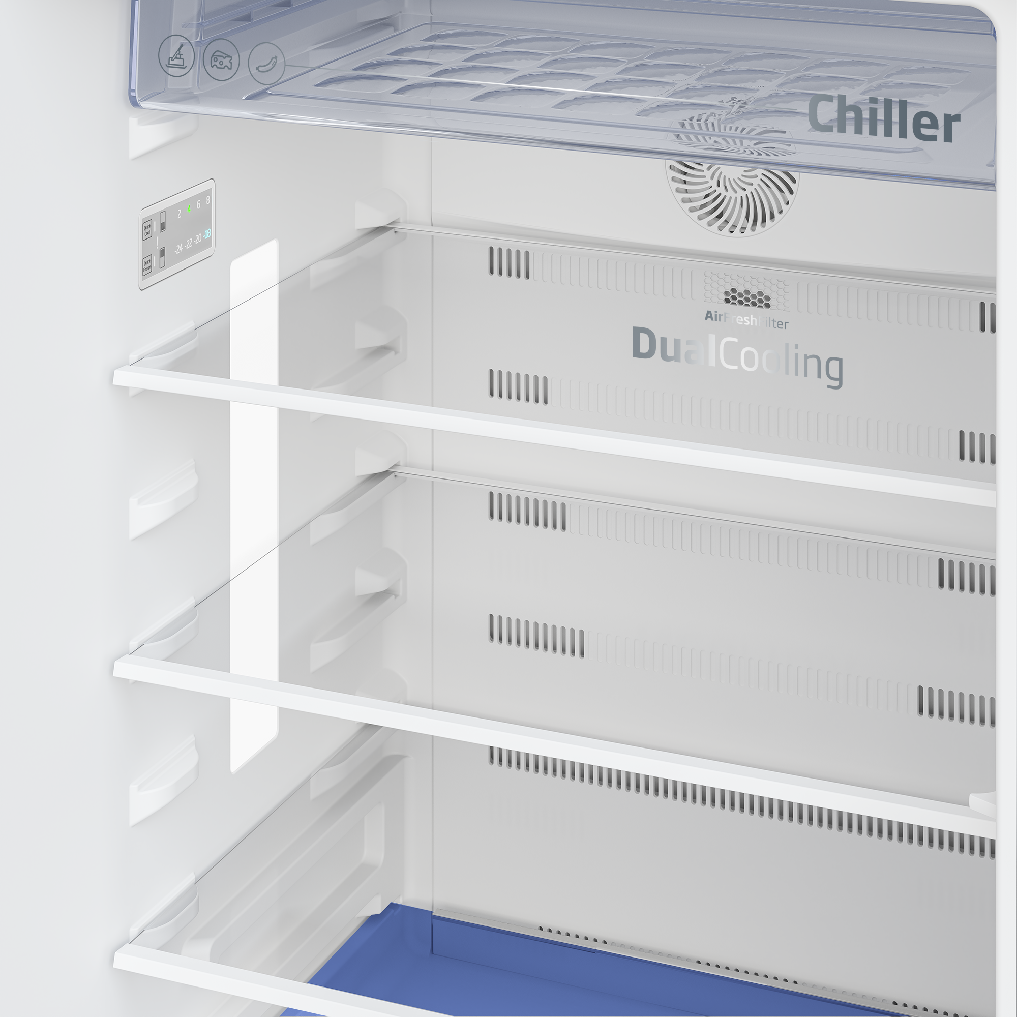 Tủ lạnh Beko Inverter 375 lít RDNT401I50VDS - Hàng chính hãng - Giao HCM và 1 số tỉnh thành
