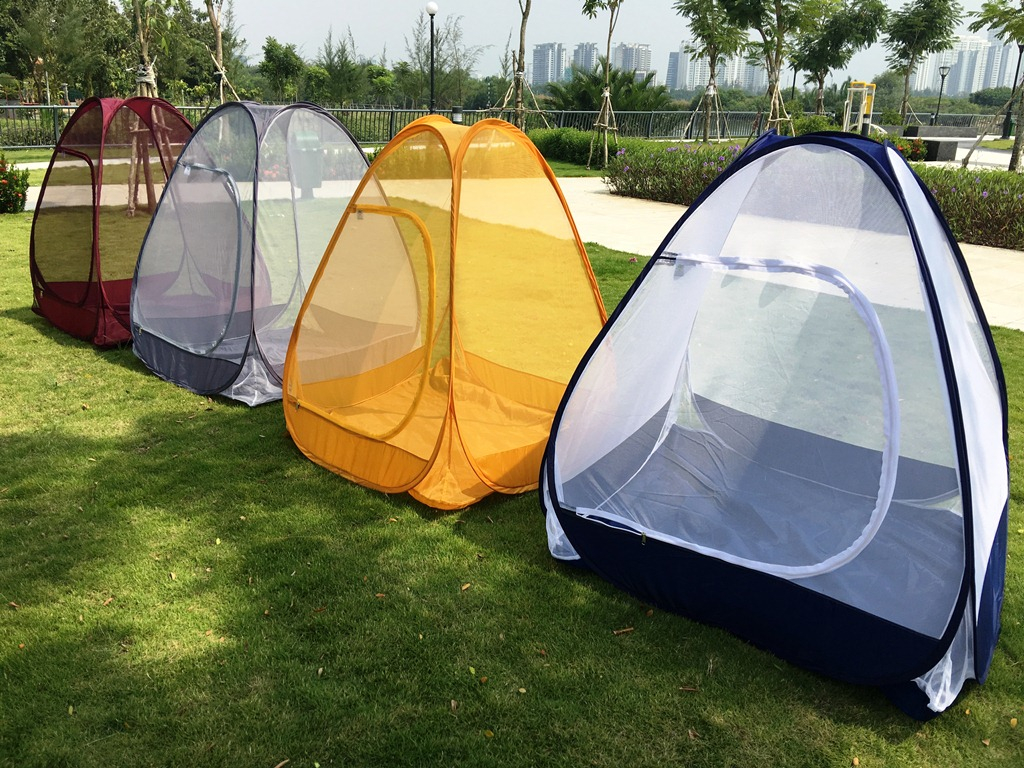Mùng / Màn Ngồi Thiền Tự Bung Size Lớn Cá Nhân - Hàng Xuất Khẩu