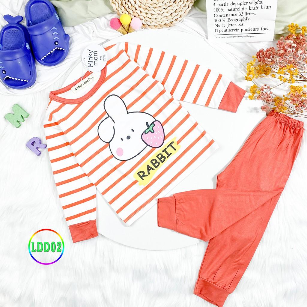 Bộ Dài Tay Cho Bé LDD02 Đồ Bộ Thun Lạnh Cao Cấp Mềm Mịn Thoáng Mát Dễ Chịu, Thoải Mái Cho Bé