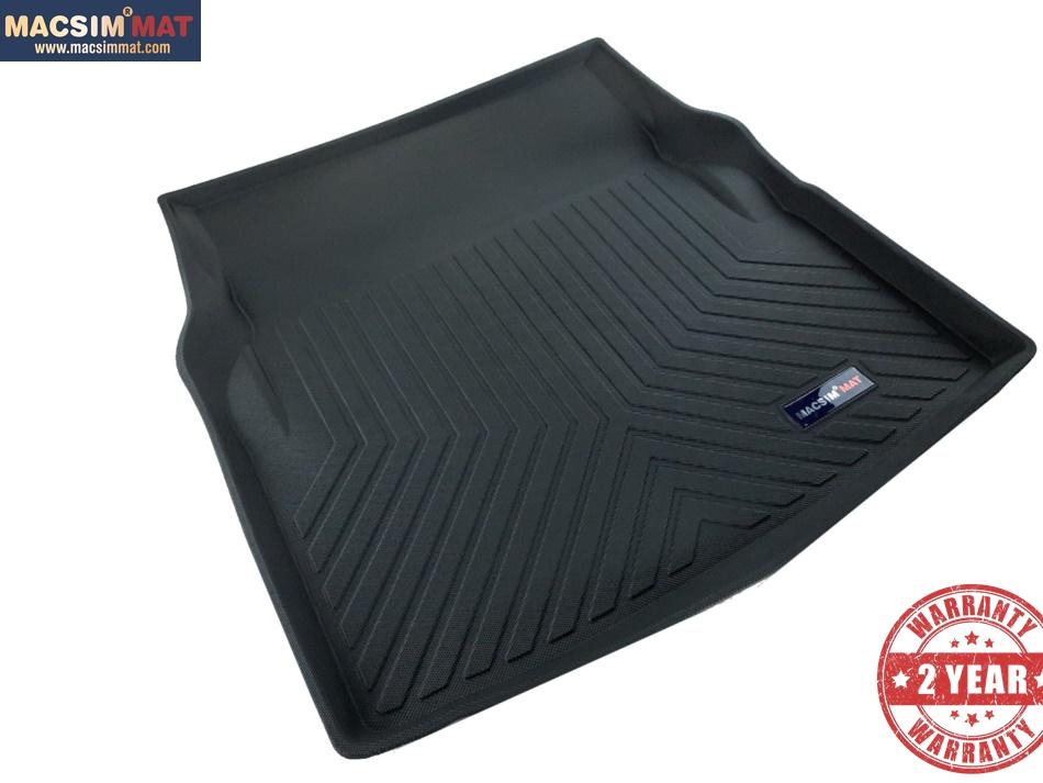 Thảm lót cốp Mercedes E class w212 nhãn hiệu Macsim chất liệu TPV cao cấp màu đen