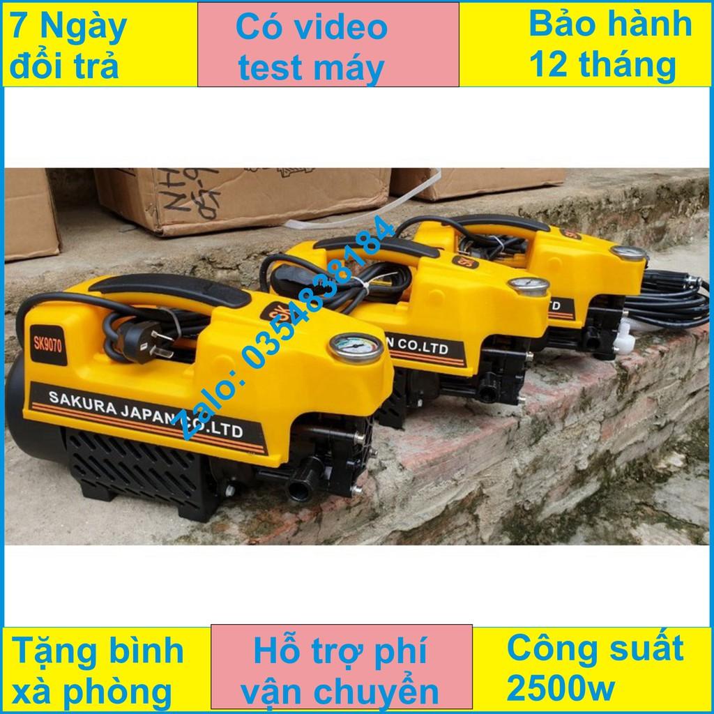 Máy rửa xe Sakura - DC1800-giá rẻ Tặng bình xịt tuyết
