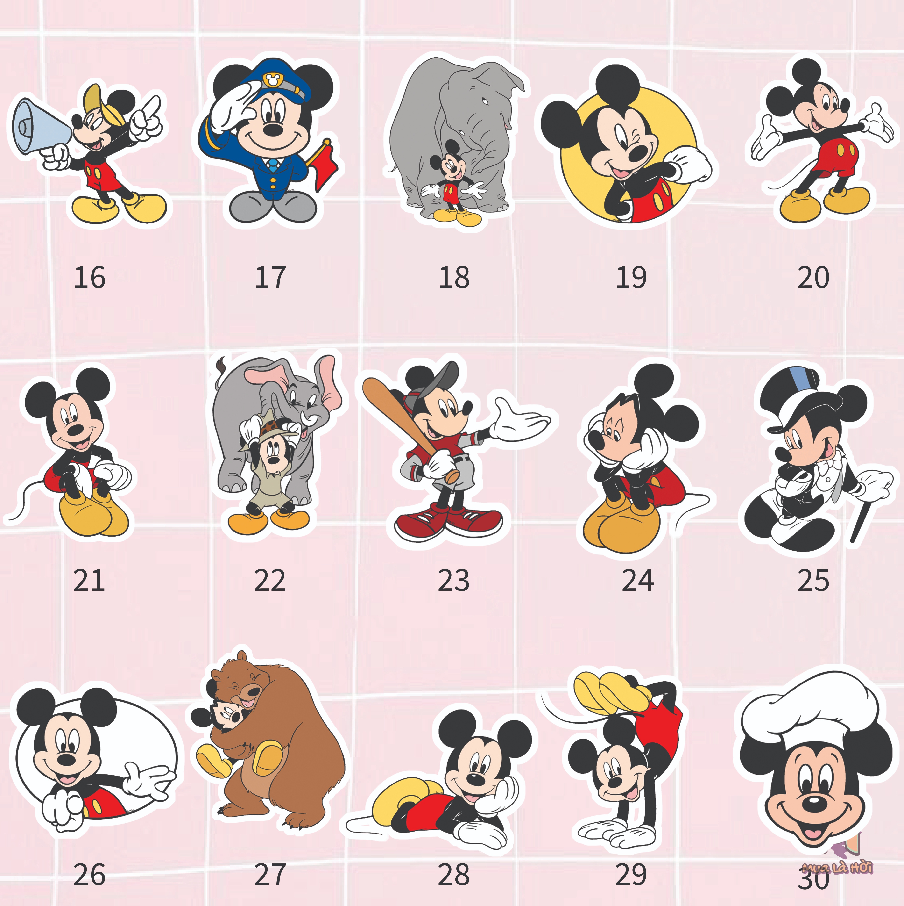 Túi Tote in hình chủ đề Chuột Mickey &amp; Chuột Minnie