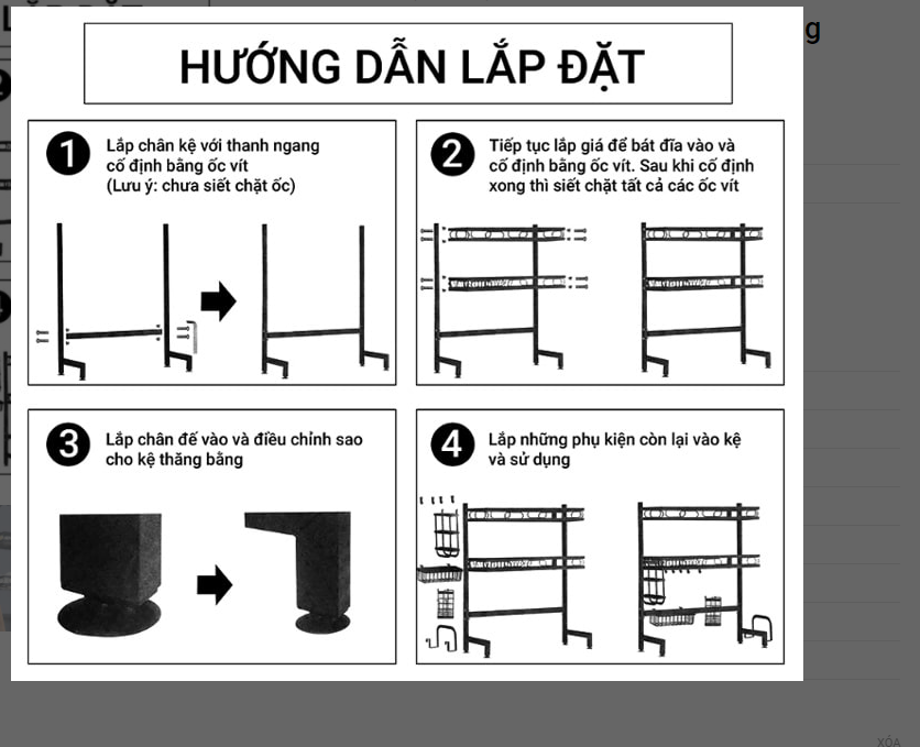 Kệ Úp Chén Bát Trên Bồn Rửa 1, 2 Tầng