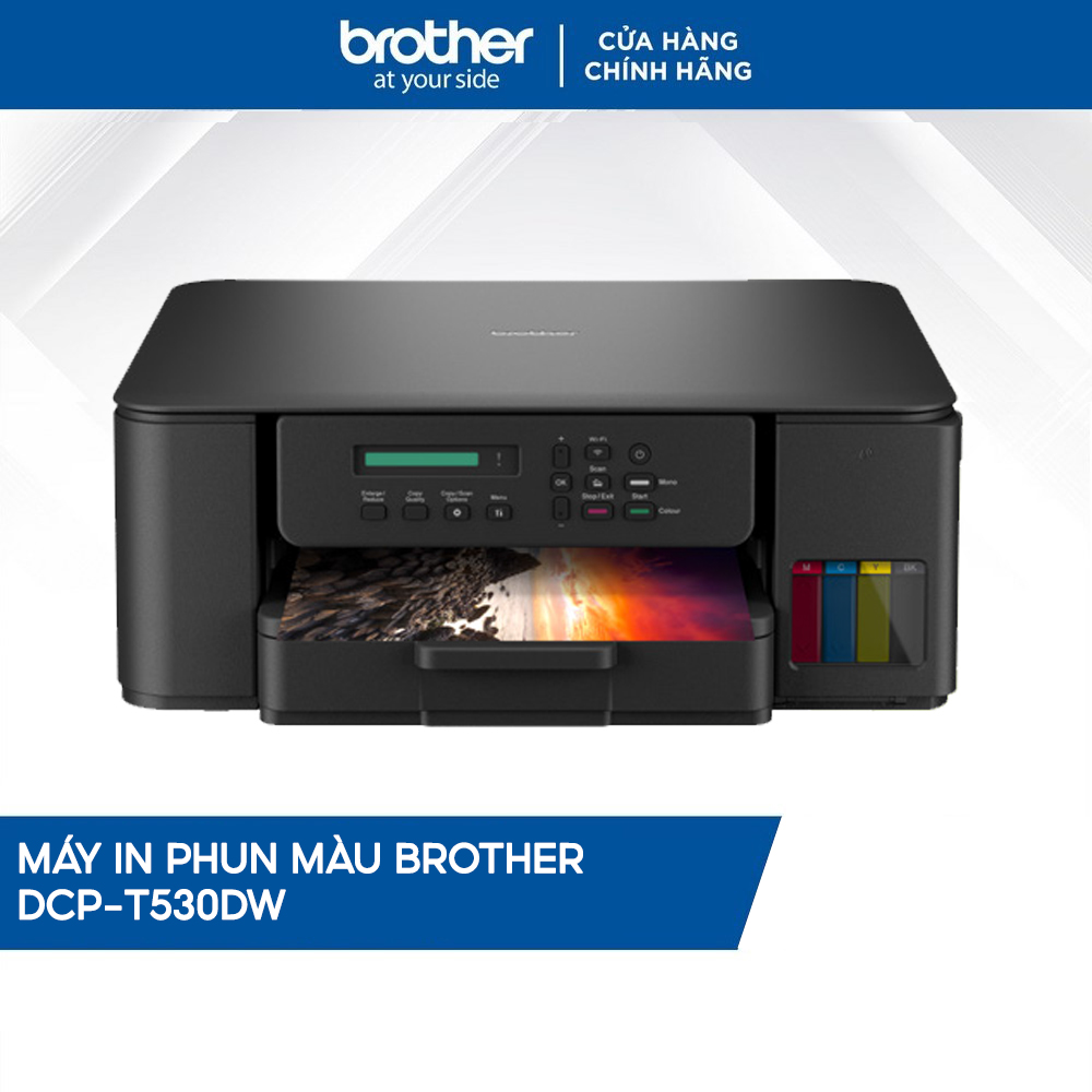 [HÀNG CHÍNH HÃNG] Máy in phun màu Brother DCP-T530DW
