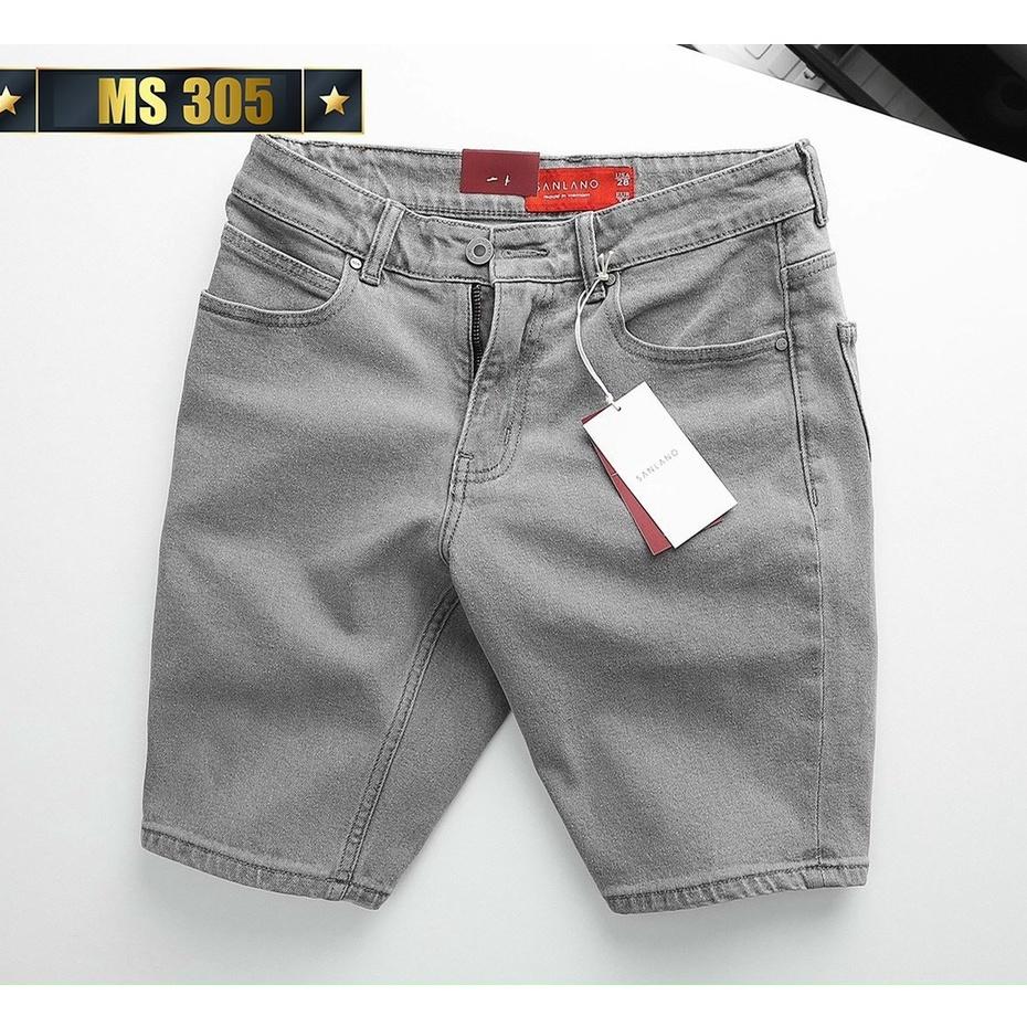 Quần short jean chất bò co giãn- quần lửng nam nhiều mẫu thời trang TINA ms304