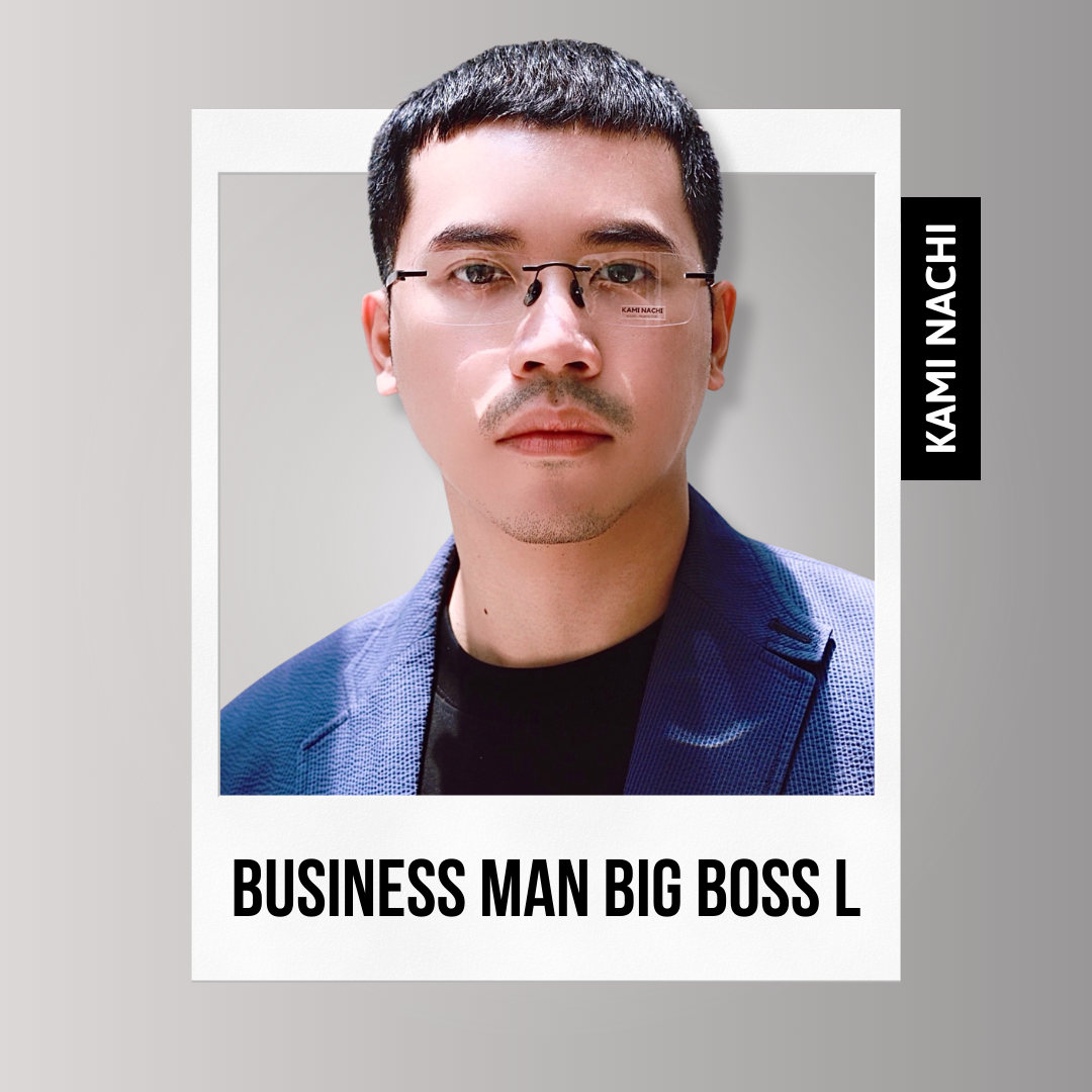 Gọng kính The Business Man phiên bản Big Boss size L chất liệu Titanium mạ Ion KAMI NACHI mã 91092