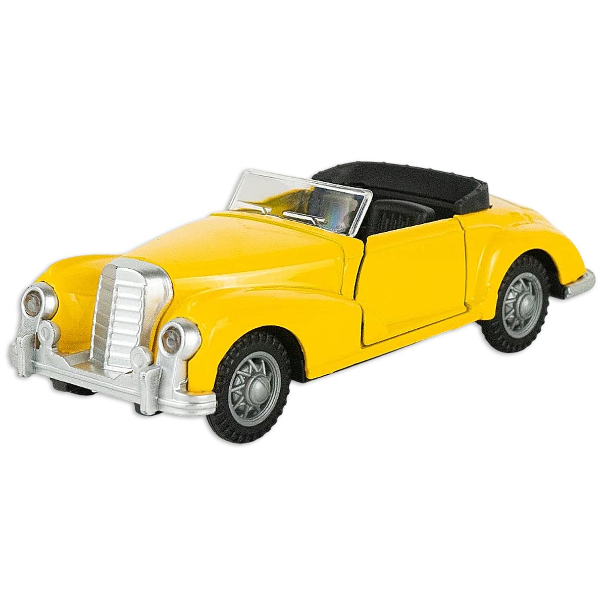 Đồ Chơi Mô Hình Xe MB Cổ Điển Chạy Trớn - Toys&amp;Joys 13223 - Màu Vàng