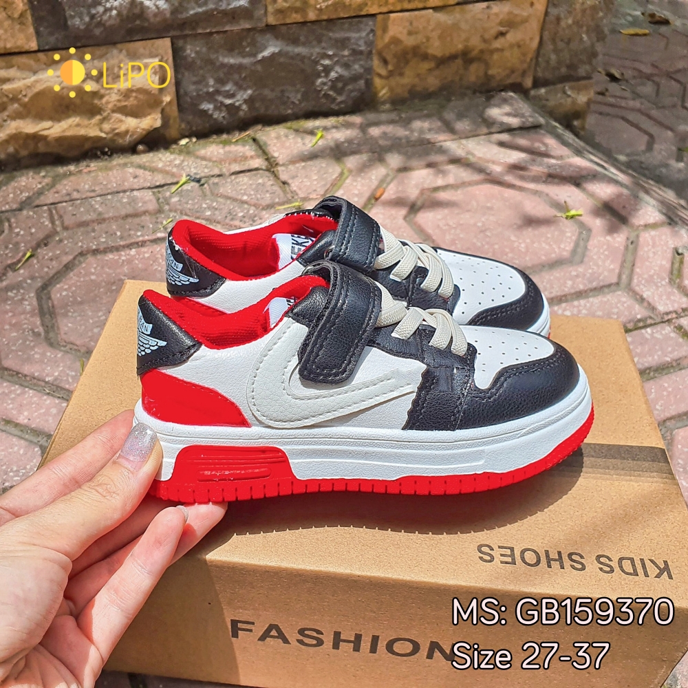 Giày thể thao cho bé trai bé gái từ 2 đến 8 tuổi màu đỏ/xanh đế mềm GB159