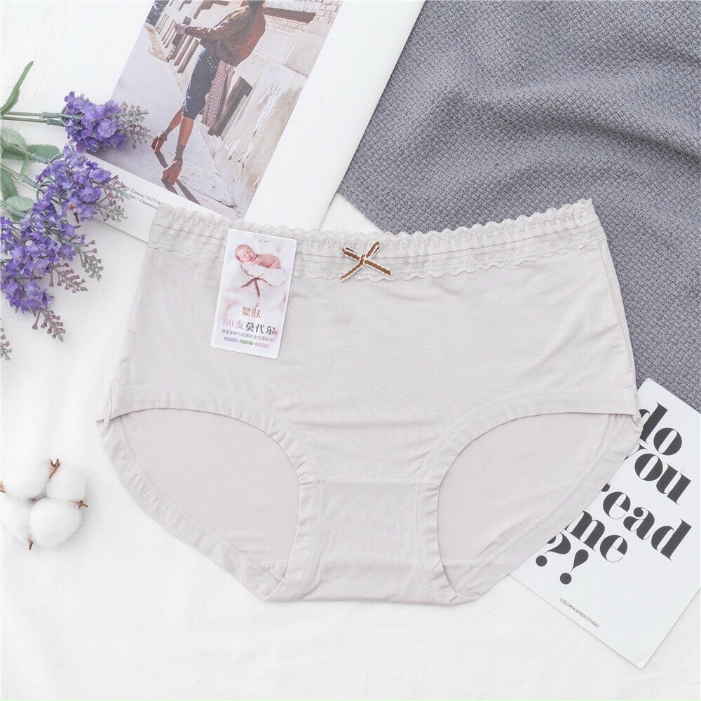 Combo 5 quần lót cotton nữ mềm mát