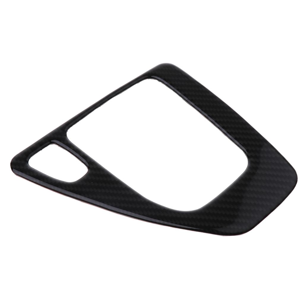 Car Gear Shift Surround Frame Cover Carbon Fiber