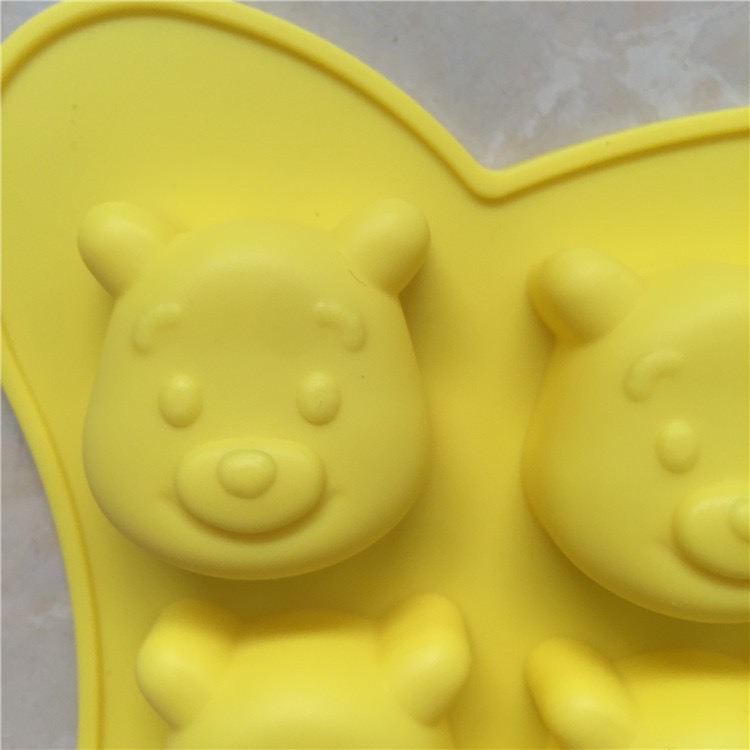 Khuôn silicon gấu