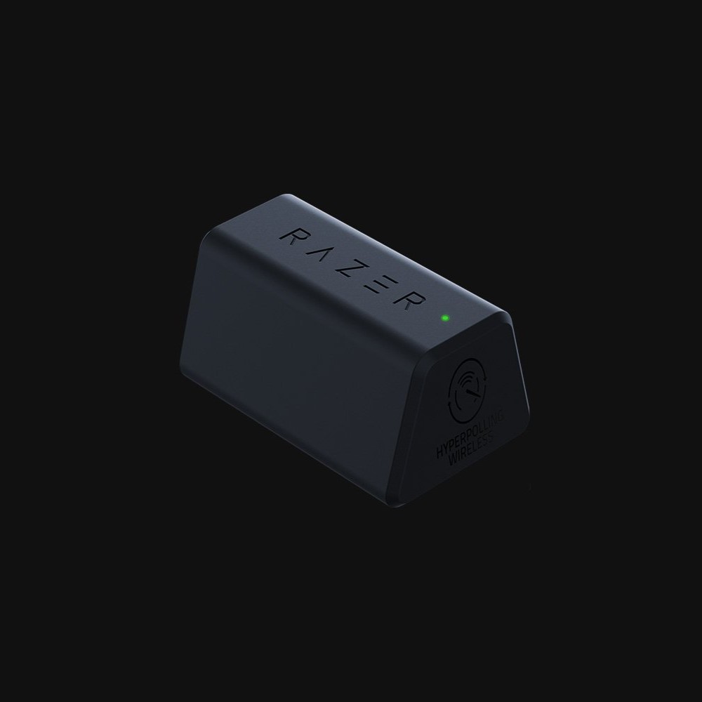 Thiết bị Razer HyperPolling Wireless Dongle (True 8000 Hz Wireless Dongle for Compatible Mice)_Mới, hàng chính hãng