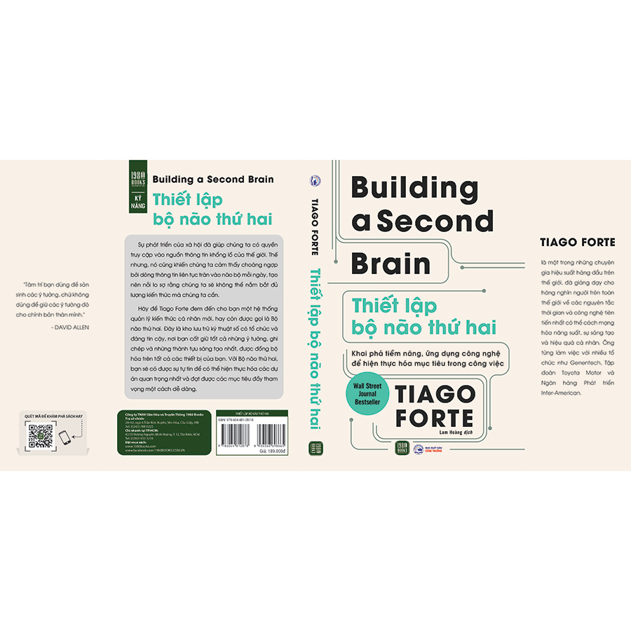 Building A Second Brain - Thiết Lập Bộ Não Thứ 2