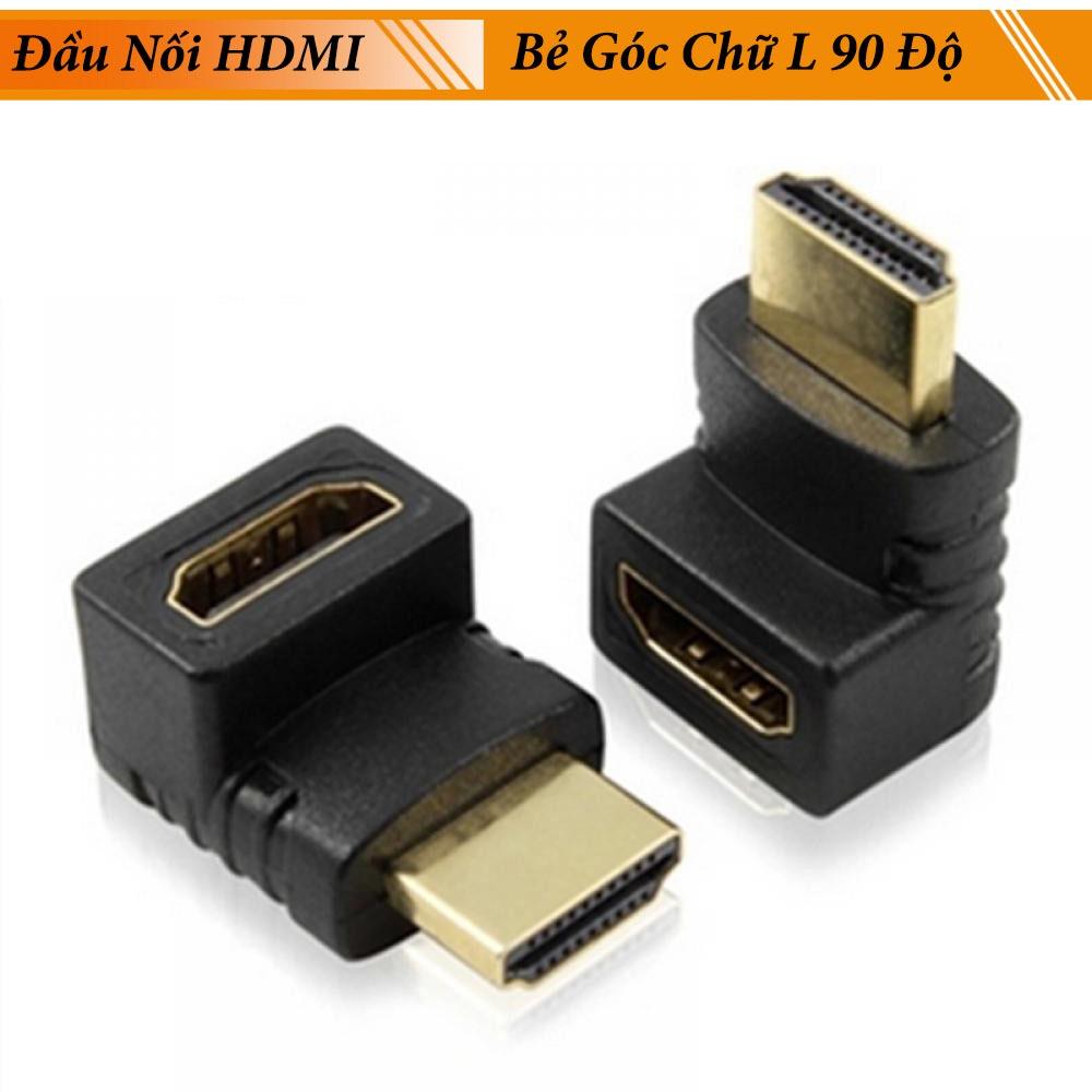 Đầu nối HDMI bẻ góc 90 độ - Dùng cho tivi treo tường bị đội dây HDMI, Độ phân giải Full HD1080, 2K, 4K, 3D Chuyên nghiệp