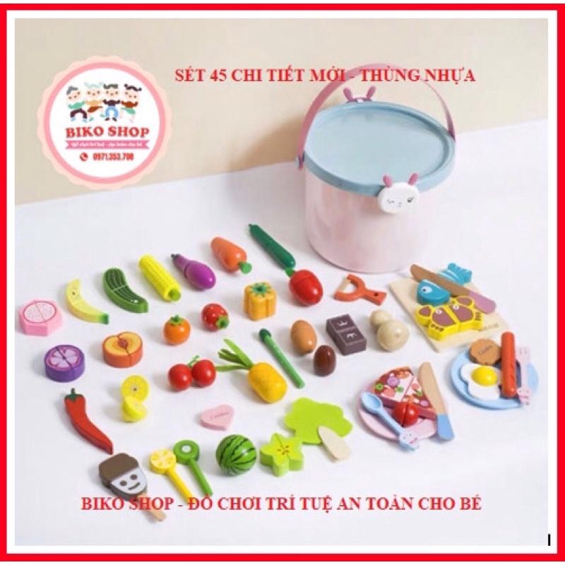 Cắt củ quả 45 món dính nam châm