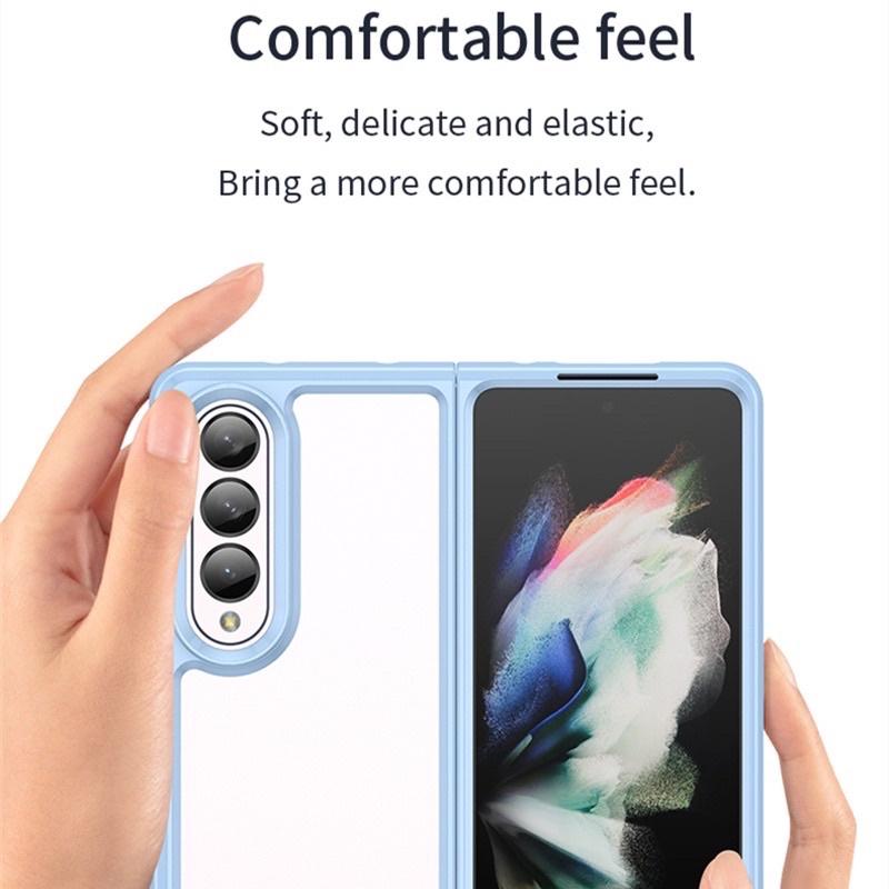 Ốp lưng dành cho Galaxy Z Fold 4, Z Flip 4 nhựa dẻo nhẹ thời trang