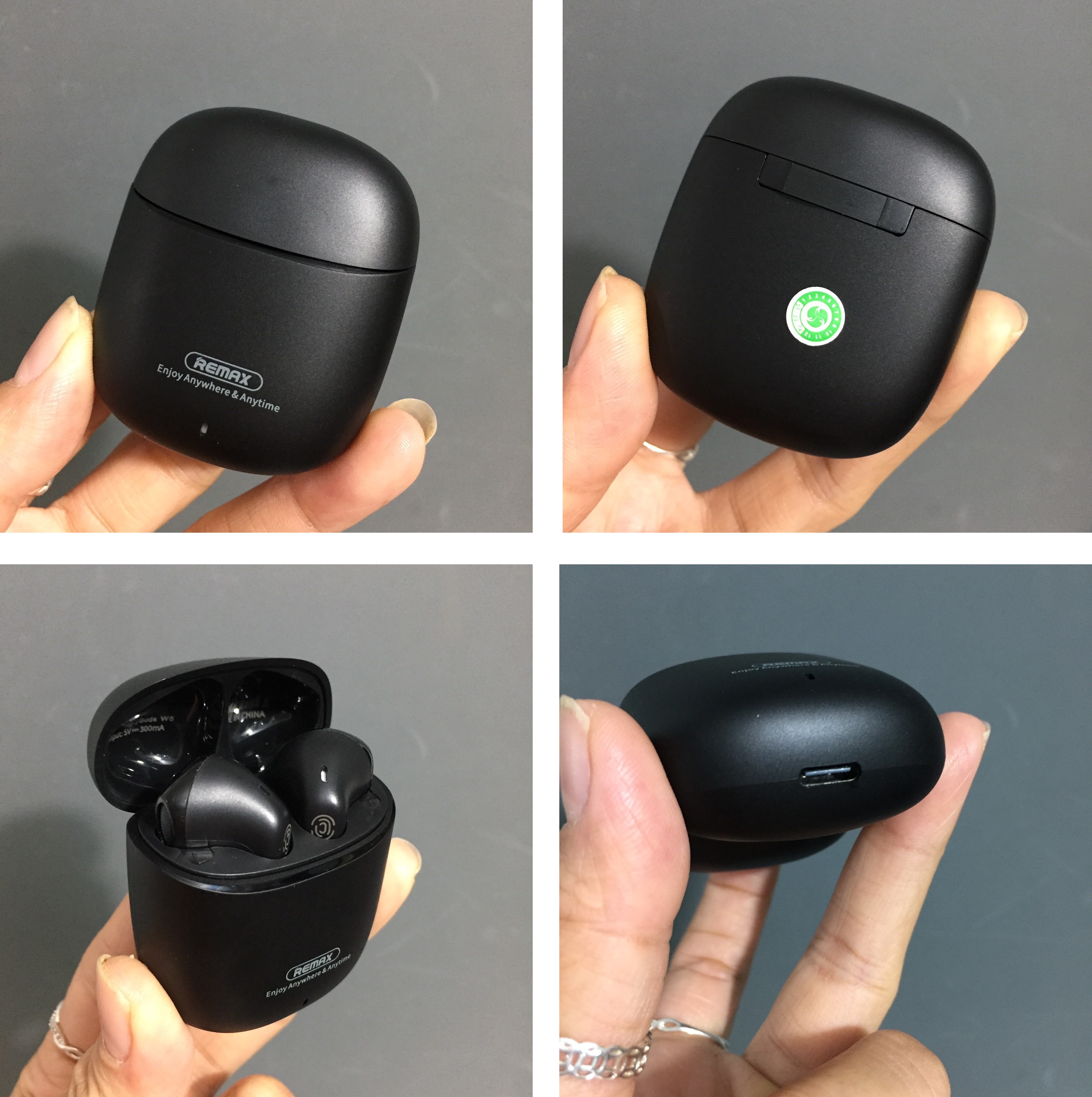 Tai nghe nhét tai Bluetooth V5.3 hộp sạc không dây Remax CozyBuds W5 _ Hàng chính hãng