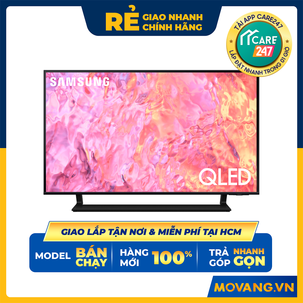 QA43Q60CA - Smart Tivi QLED 4K 43 inch Samsung QA43Q60C - Hàng chính hãng (chỉ giao HCM)