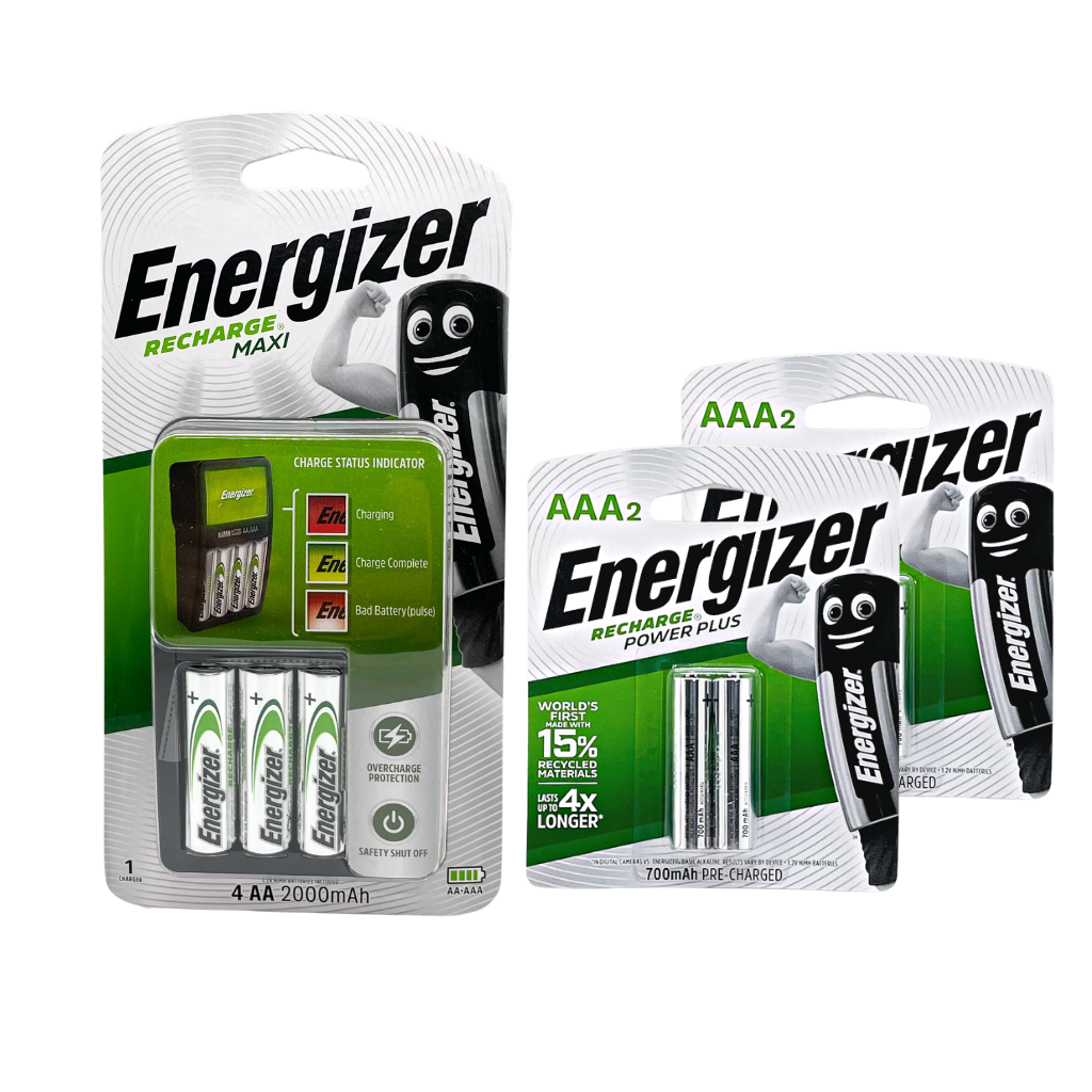 Bộ sạc nhanh thông minh tự ngắt kèm 8 Pin Energizer CHVCM4 - Hàng chính hãng