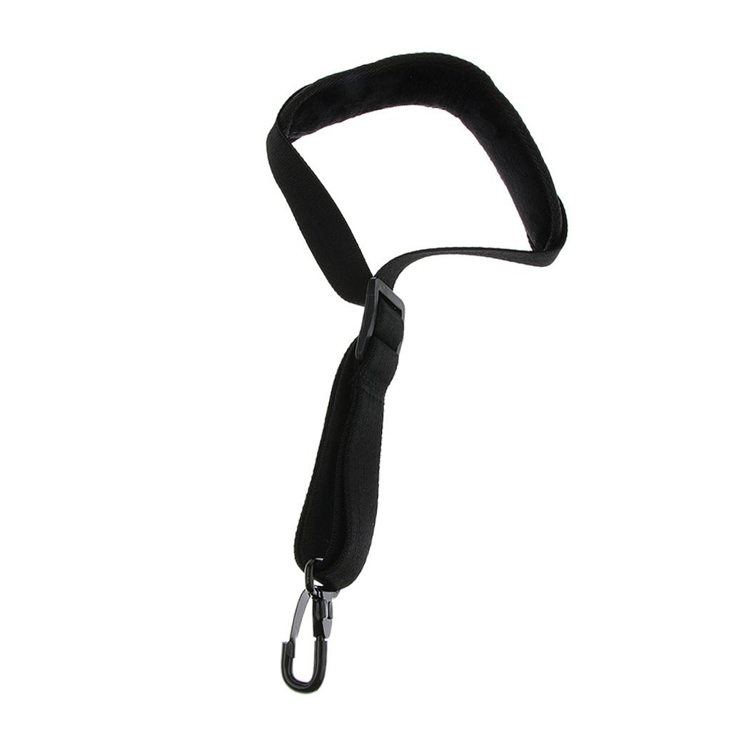 Sunnimix Điều Chỉnh Saxophone Dây Đeo Cổ Sax Dây Da Dành Cho Alto Tenor Soprano Sax
