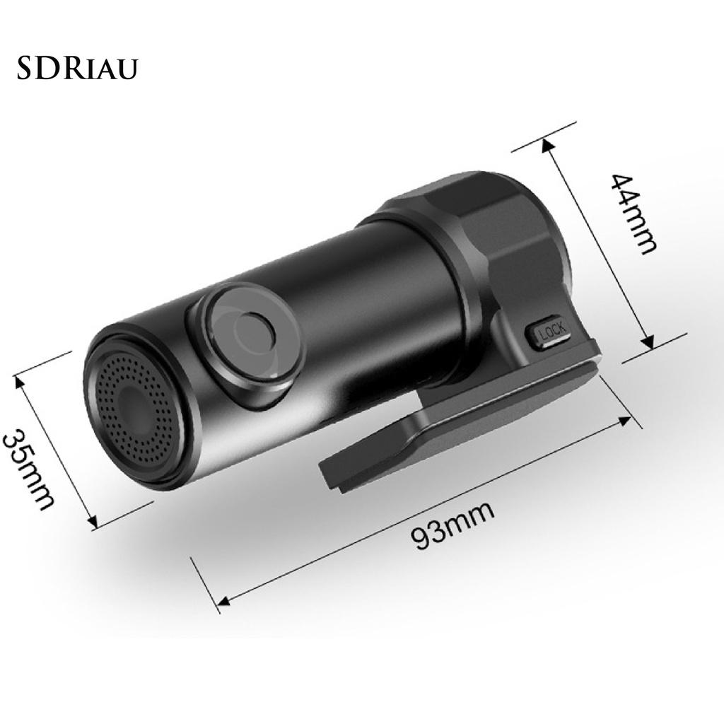 Camera ghi hình xoay 360 độ 1080P góc rộng 170 độ dễ lắp đặt cho xe hơi