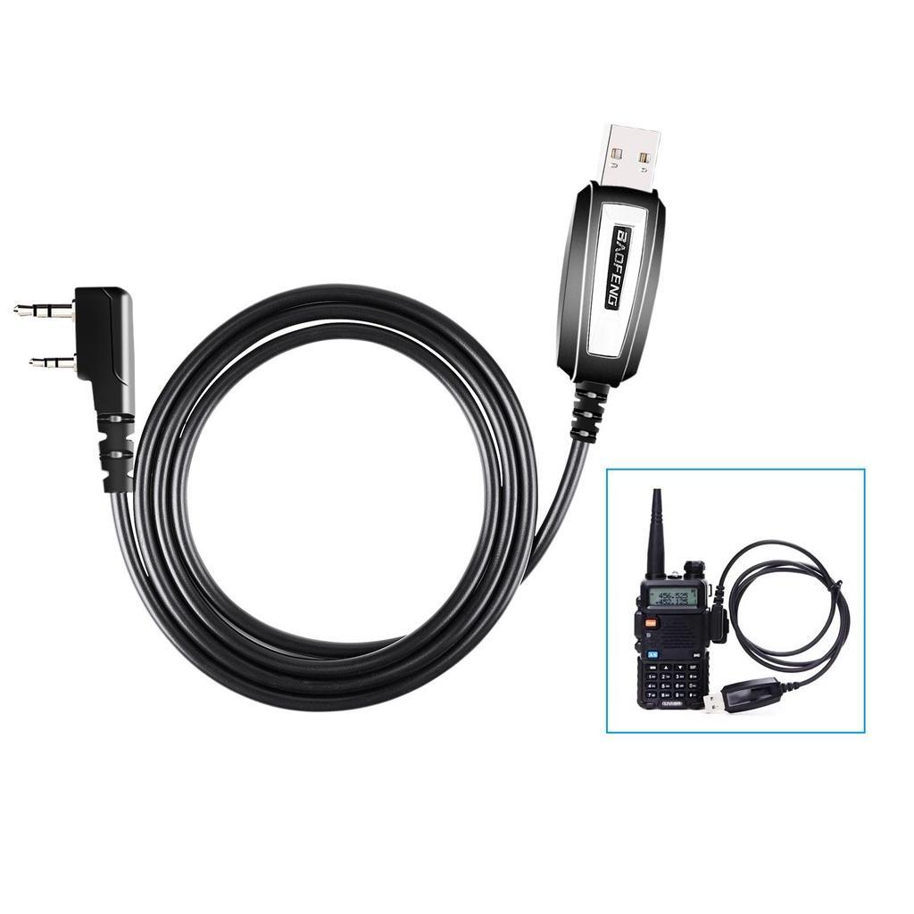 Dây Cáp Lập Trình Hai Chiều Kết Nối USB Cho Bộ Đàm UV-82 BF-888S