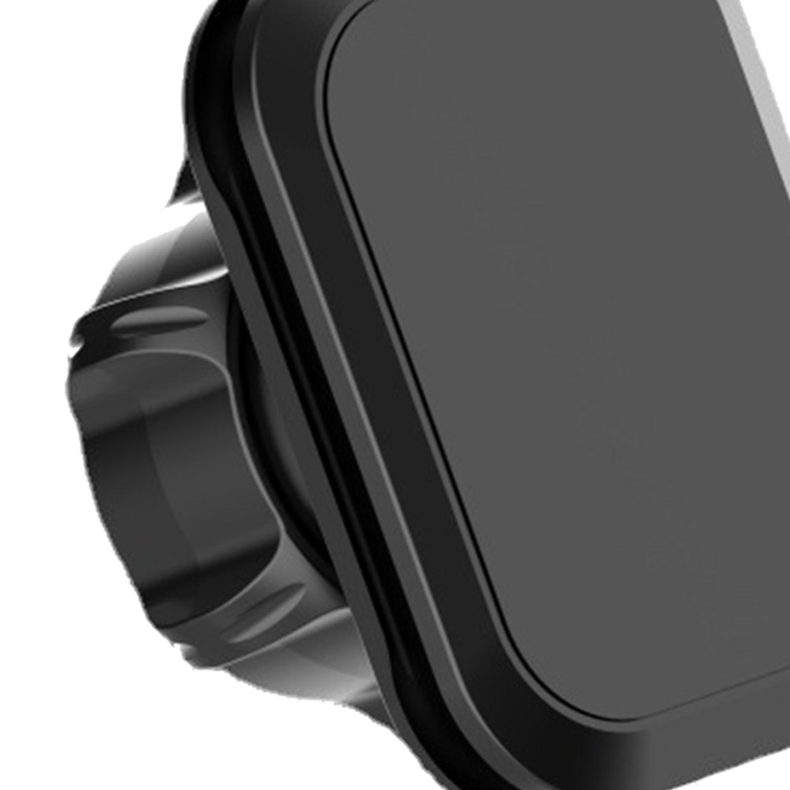Magnetic Phone Holder, 17mm Ball Head, Black Without Base ,Square Magnetic Head Easily Install Mount for Car Universal Devices