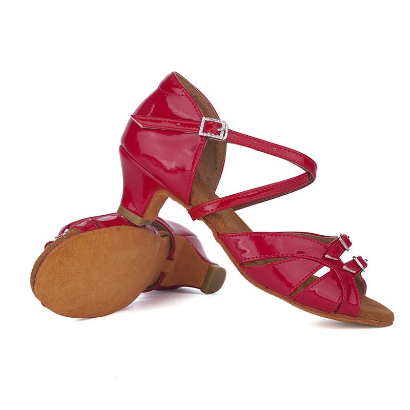 Trẻ Em Giày Khiêu Vũ Cho Bé Gái Nữ Vũ Điệu Latin-Giày Nữ Phòng Khiêu Vũ Tango Hiện Đại Nhảy Múa Hiệu Suất Giày Khóa Kim Cương Giả Color: White Shoe Size: 33 (21.5cm)