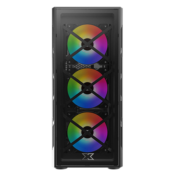 CASE XIGMATEK VENOM II GLS (EN47277) - MẶT KÍNH TRƯỚC ( MID TOWER ) - Hàng chính hãng