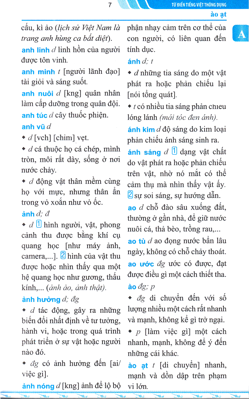 Từ Điển Tiếng Việt Thông Dụng Dành Cho Học Sinh (Bìa Cam - Tái Bản)