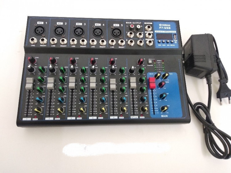 Mixer YAMAHA F7 USB phiên bản mới Bluetooth 1