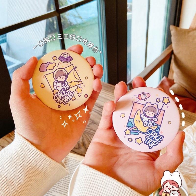 Gương Trang Điểm Mini Bỏ Túi Dễ Thương, Gương cầm tay bỏ túi phong cách nữ sinh Hàn Quốc