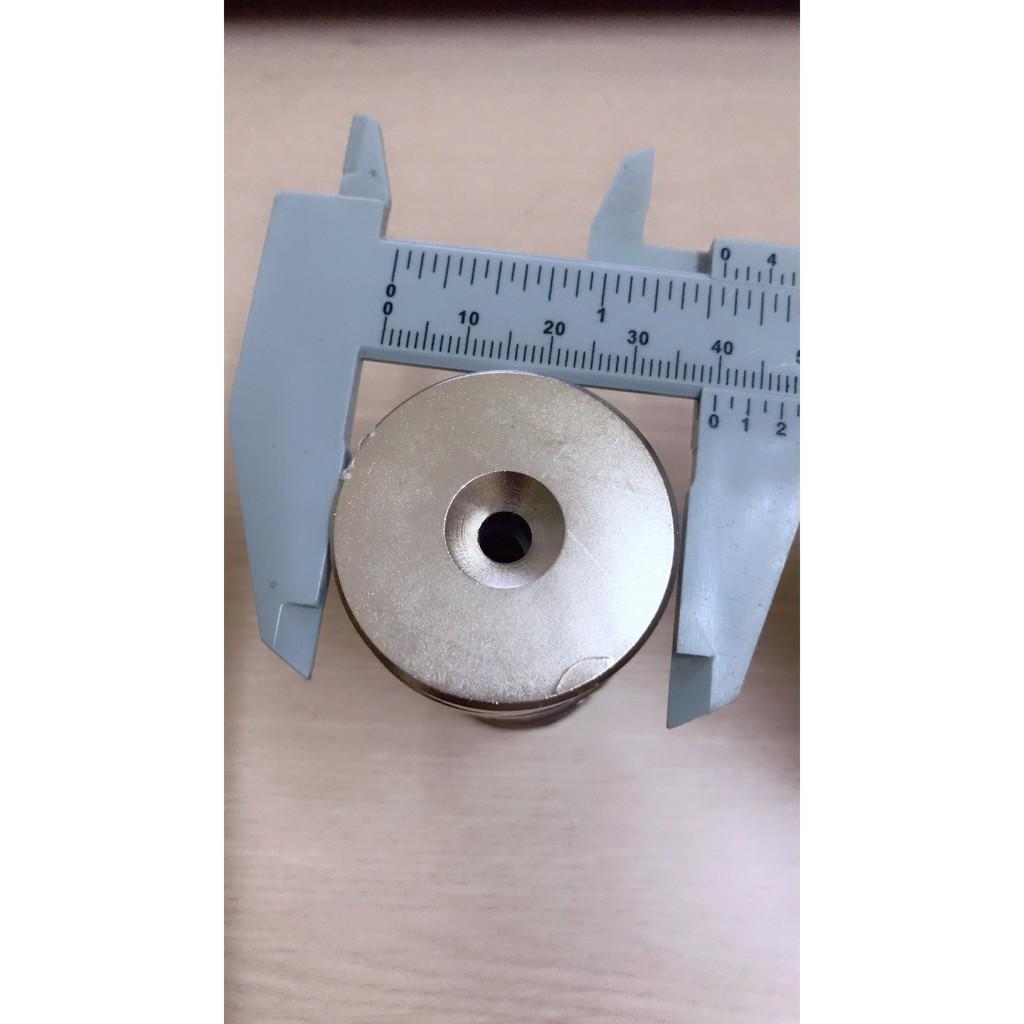 Nam châm 40x10mm có lỗ, nam châm đất hiếm có lực hút mạnh