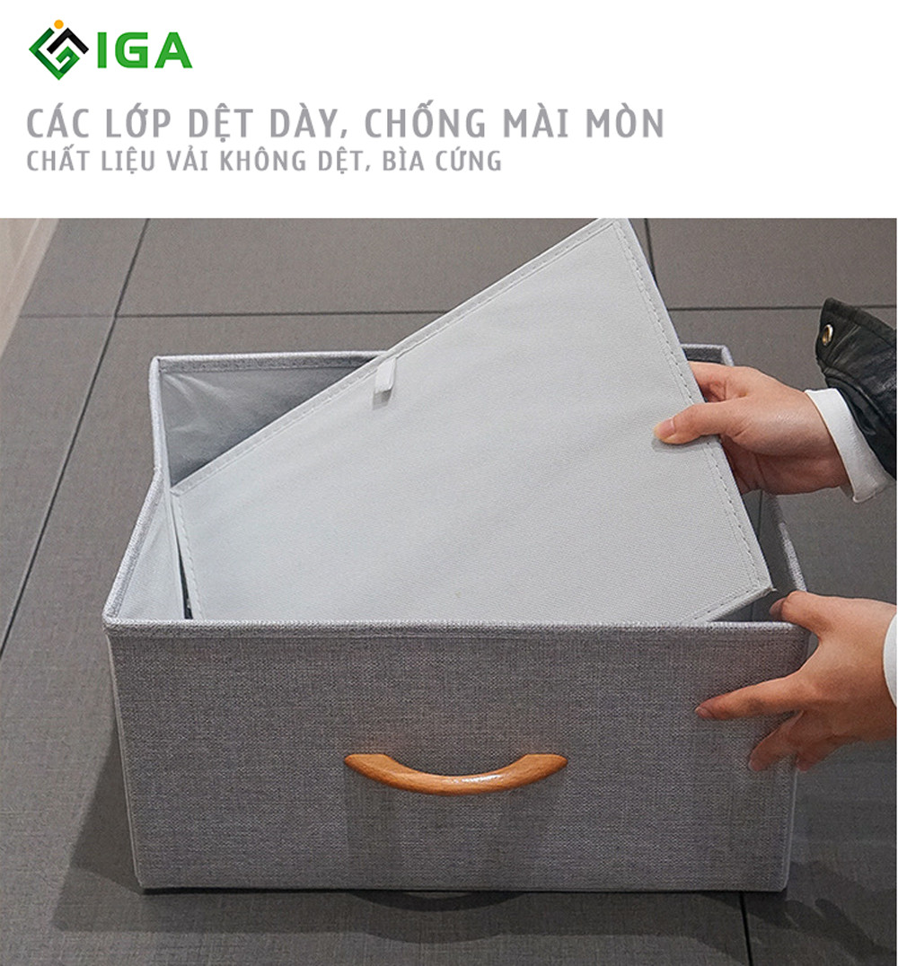 Hộp Vải Đựng Đồ Đa Năng Thương Hiệu IGA - GN32