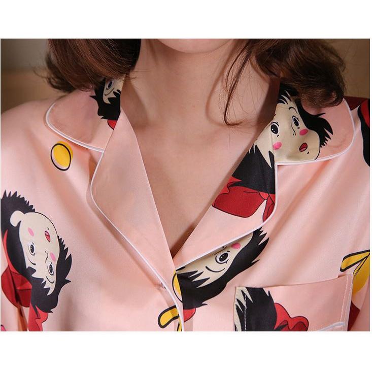 Xả kho đồ bộ pijama tay dài mặc nhà chất liệu cao cấp Bộ đồ mặc ngủ thoải mái