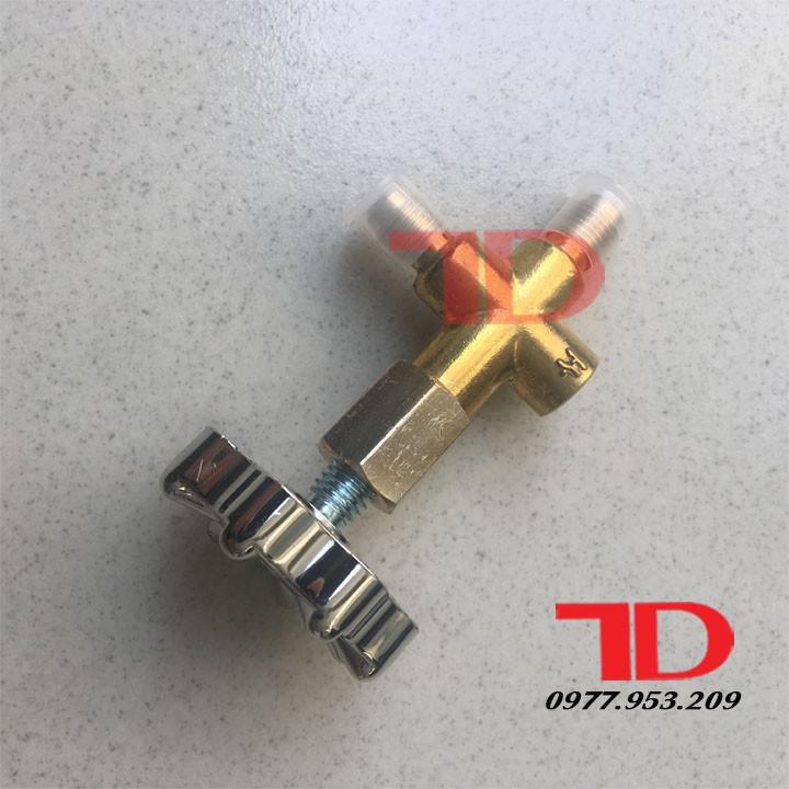 Tay vặn van đồng hồ sạc gas thay thế