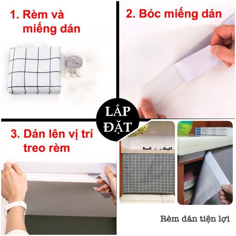 100+ mẫu Rèm dán đa năng không cần đóng đinh, khoan tường