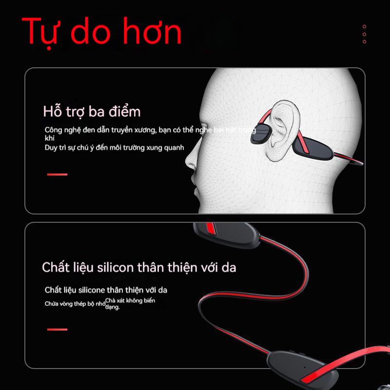 Dẫn truyền xương tại nghe chất lượng âm thanh cao di động tại nghe bluetooth chống ồntai nghe bluetooth không dây tuổi thọ pin dài