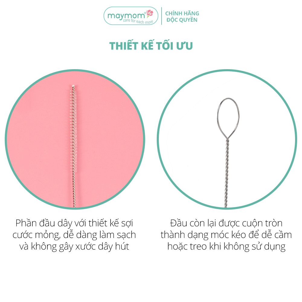 Dụng Cụ Vệ Sinh Dây Hút Sữa Mama's Choice, Thiết Kế Thép Không Rỉ, Uốn Cong Dễ Dàng, Chiều Dài 70cm