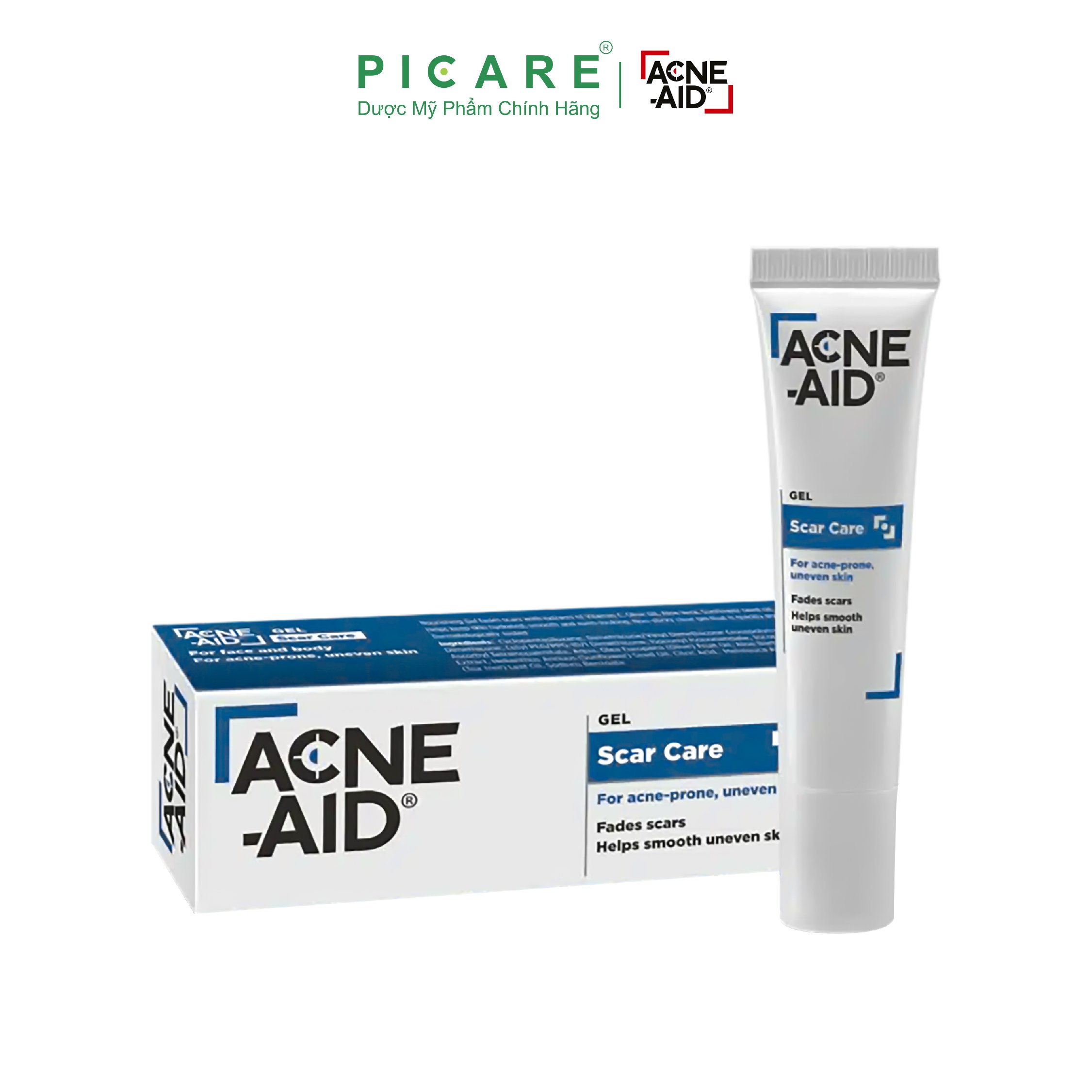 Gel Cải Thiện Sẹo Acne-Aid Gel Scar Care 10g