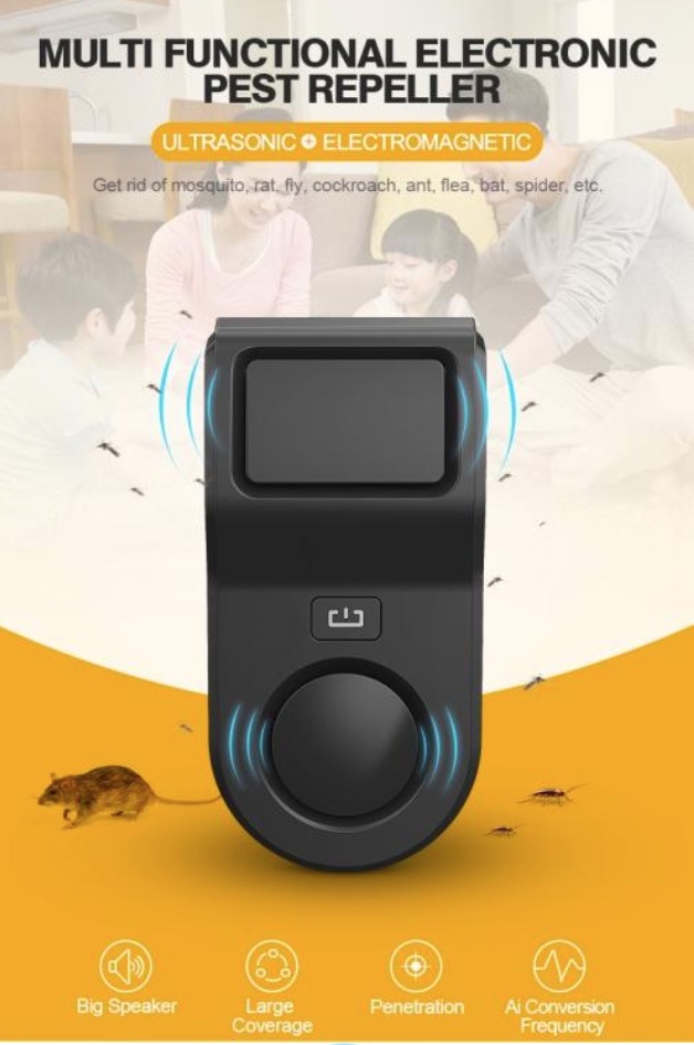 Máy đuổi chuột siêu âm ≤200m²