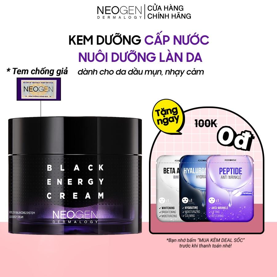 Kem Cấp Nước Nuôi Dưỡng Làn Da Neogen Dermalogy Black Energy Cream 80ml