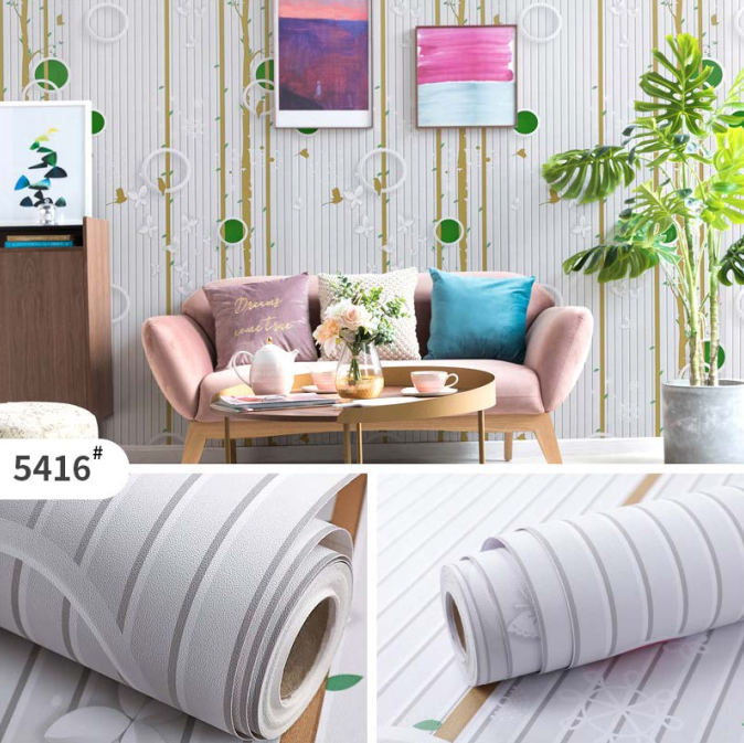 10m Decal giấy dán tường khổ 45cm keo sẵn nhiều mẫu hiện đại mới nhất BST01