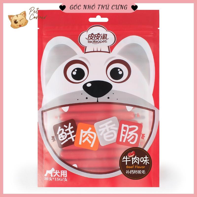 Hình ảnh Xúc xích dinh dưỡng cao cấp Taotaopets cho thú cưng 500g (Xúc xích ăn liền bổ sung dưỡng chất cho chó mèo)