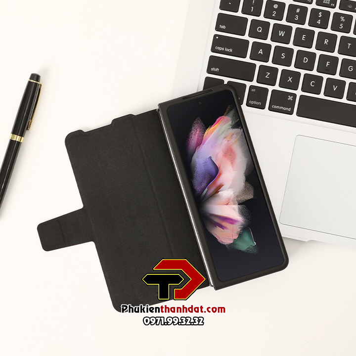 Bao da cho Samsung Galaxy Z Fold4 chính hãng Nillkin Aoge Leather Cover - Hàng chính hãng